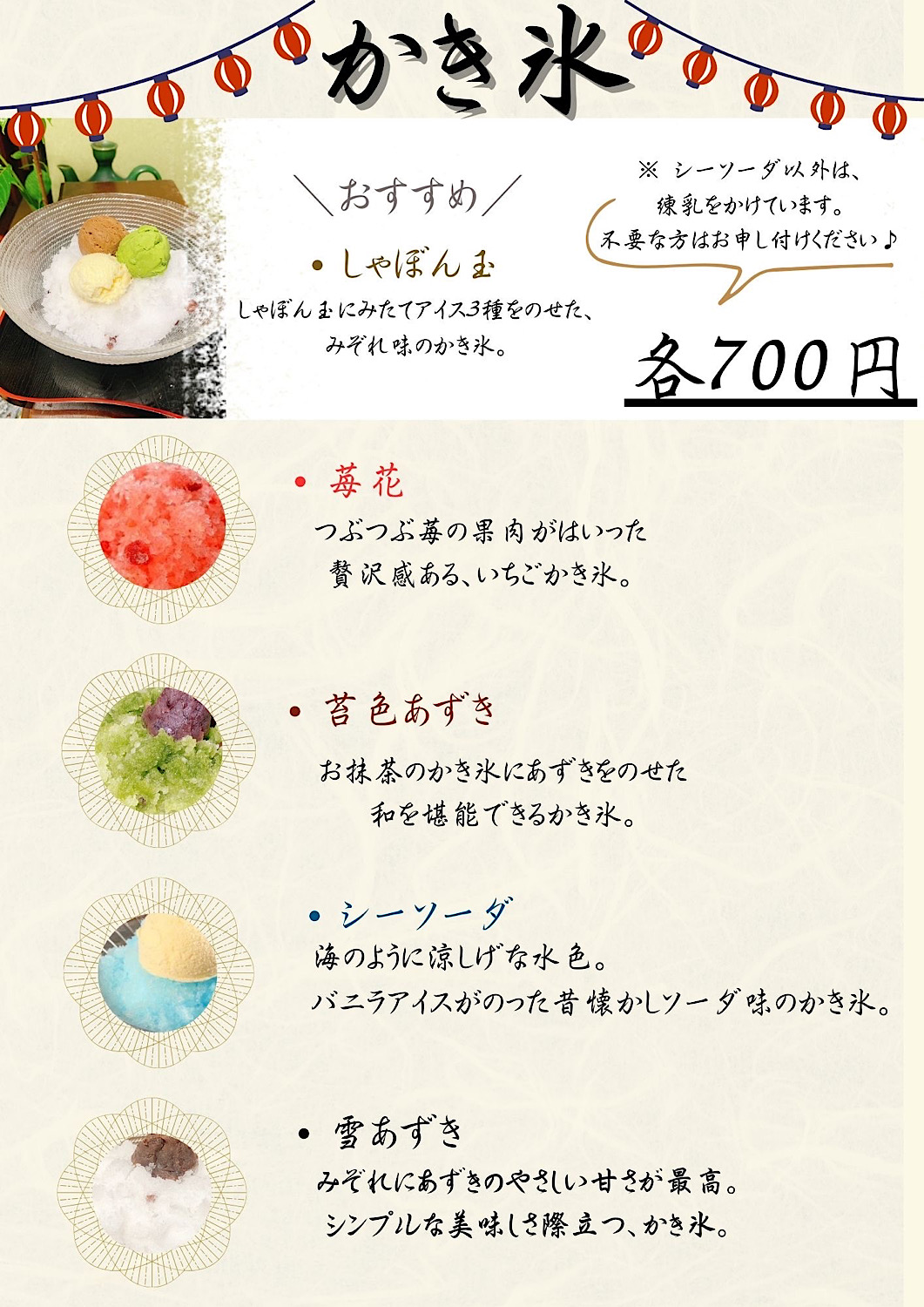 かき氷説明